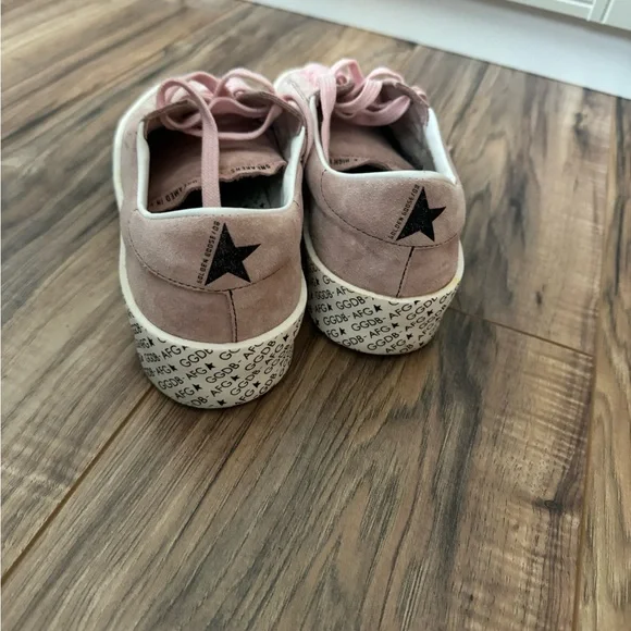 Golden Goose Pink Suede Sneakers - Picture 5 of 5